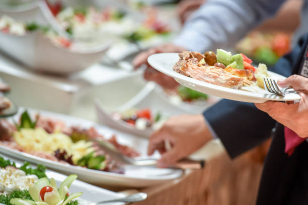 istock Catering food decorated 1041554198