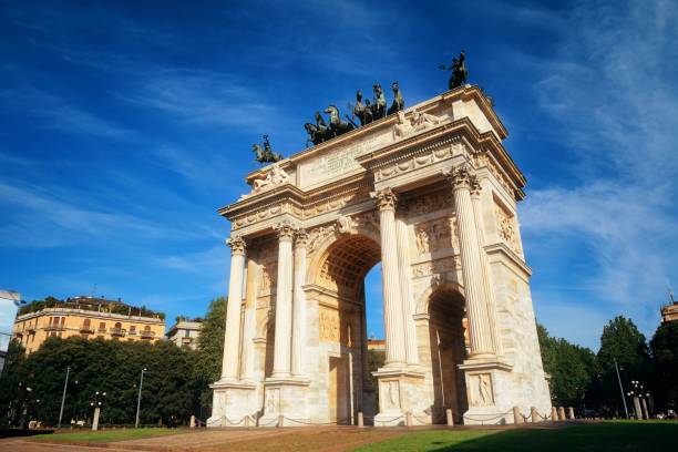 istock Arch of Peace Milan 1041554580