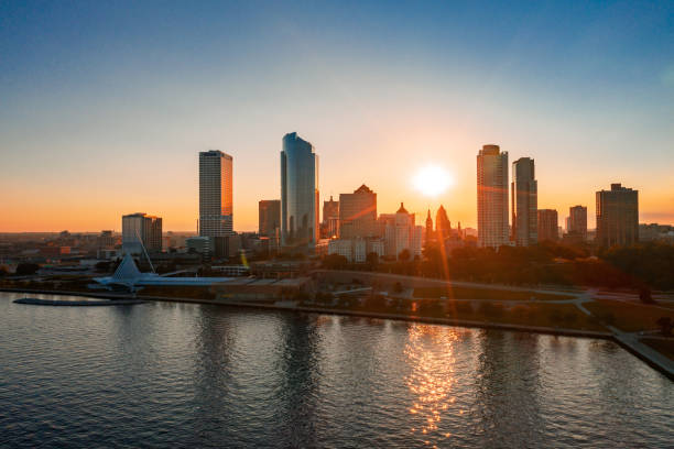 Milwaukee Skyline at Sunset