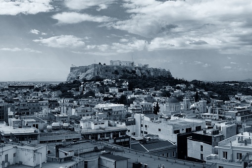 Athens skyline rooftop view, Greece.
