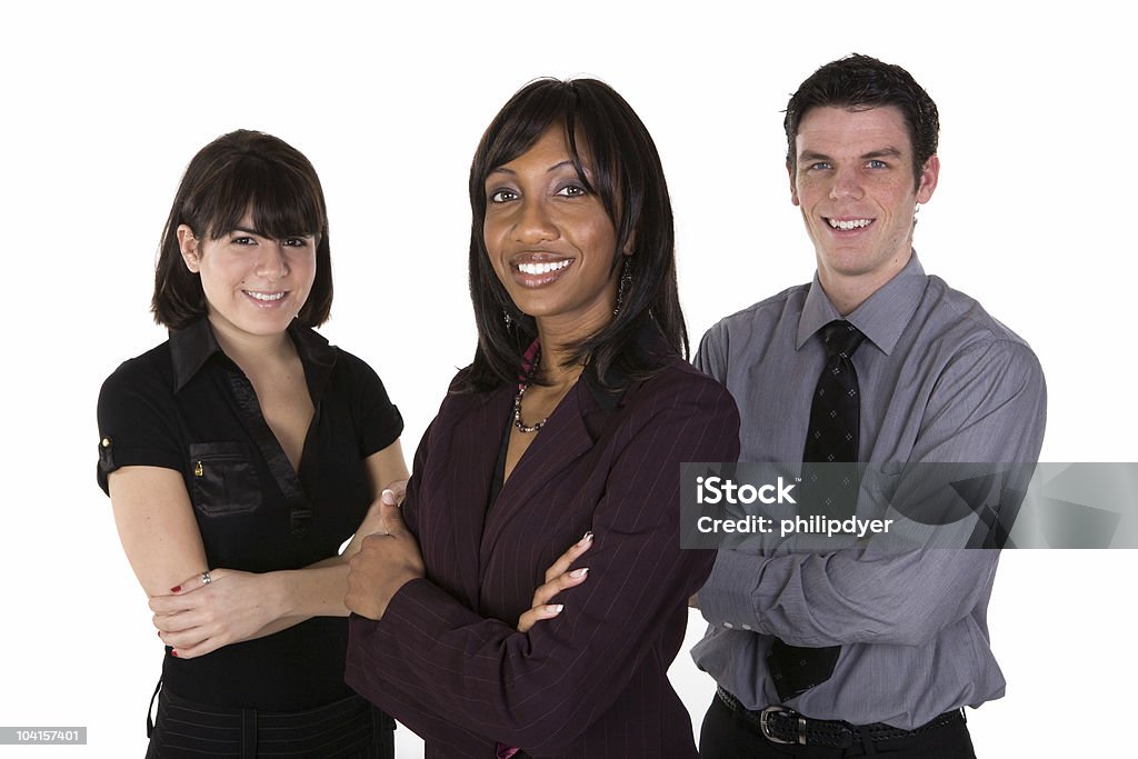 Three young professionals – horizontal - Lizenzfrei Drei Personen Stock-Foto