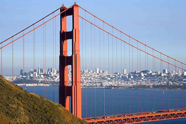 istock Golden Gate with City - Horizontal 104157415