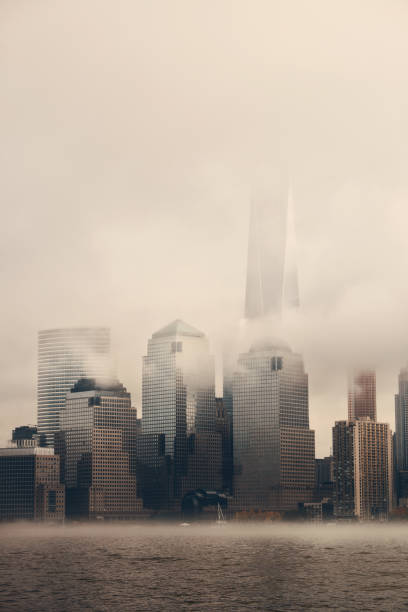 istock New York City downtown fog 1041574714