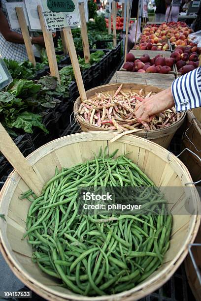 Farmers Marketbohnen Stockfoto und mehr Bilder von Bauernmarkt - Bauernmarkt, Behälter, Blatt - Pflanzenbestandteile