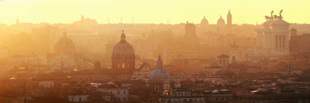 istock Rome mountain top view sunrise 1041594416