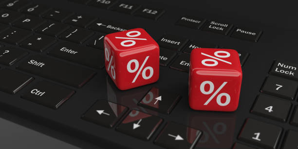 istock 3d rendering cubes with discount symbol on a keyboard 1041602090
