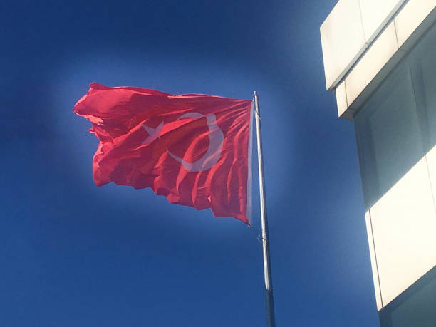 istock Turkish flag, Turkish , Turkish firms 1041615788