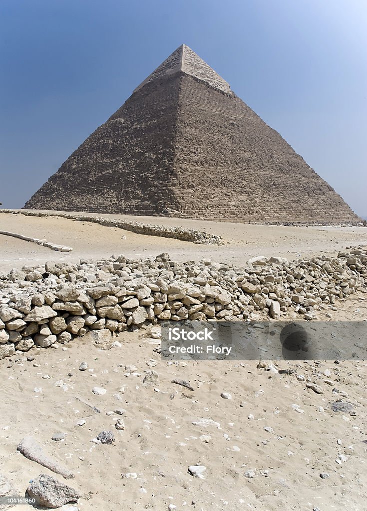 Piramide di Chefren a Giza - Foto stock royalty-free di Africa