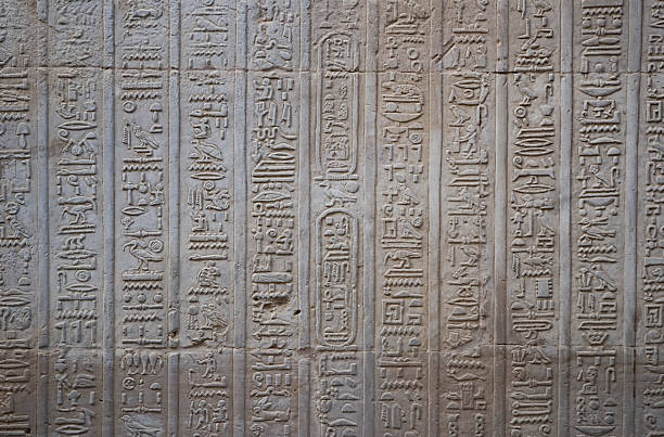 istock Egyptian hieroglyphic writing 104161928