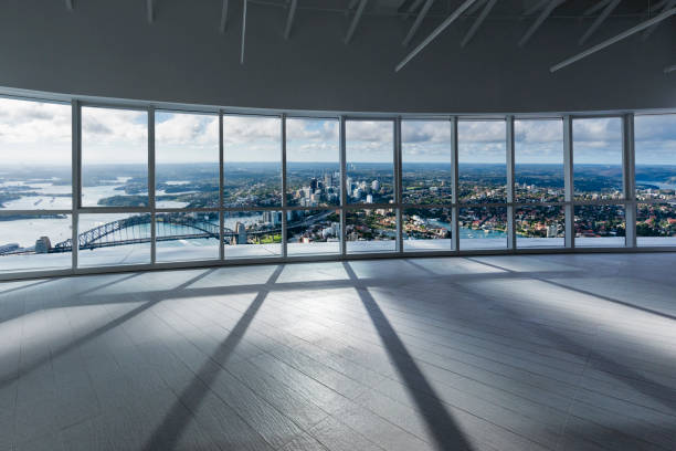 вид на гавань сиднея в дневное время - sydney australia australia sydney harbor skyline стоковые фото и изображения