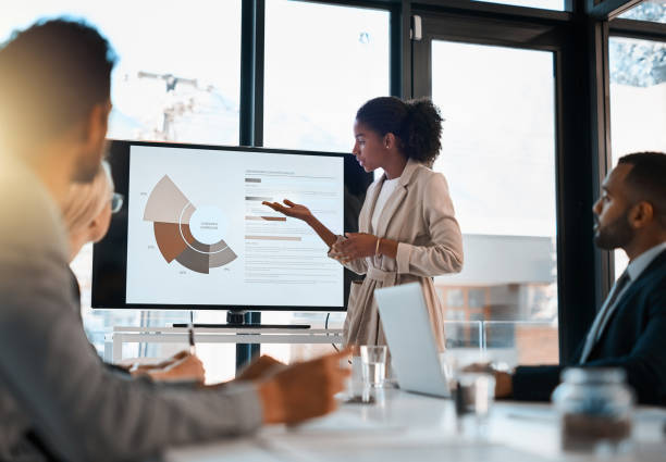 istock Giving her team a detailed rundown 1041620166