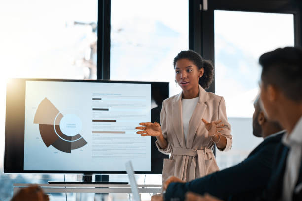 A B2B sales presentation (Credit: iStock)