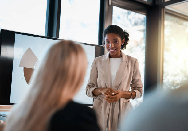 istock Clarifying a matter to a colleague 1041620170