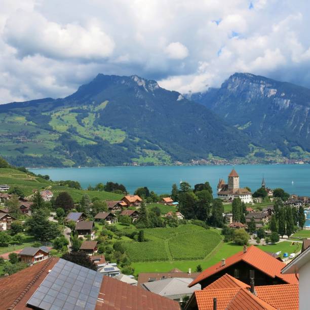 istock Beautiful village Spiez. 1041624006
