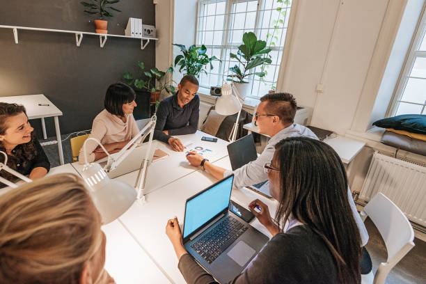 istock Business and coworking with multi-ethnic professionals 1041634780