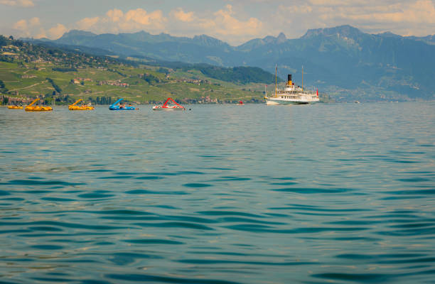 istock Lac Leman, summer boat cruise 1041657116