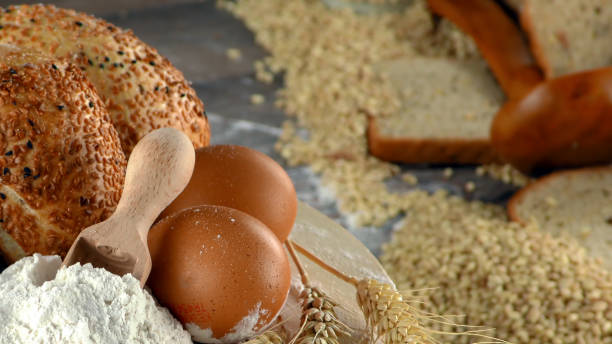 istock Delicious Fresh Bread Food Concept 1041657474