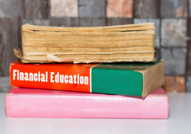 istock Book Title of Financial Education. 1041669536