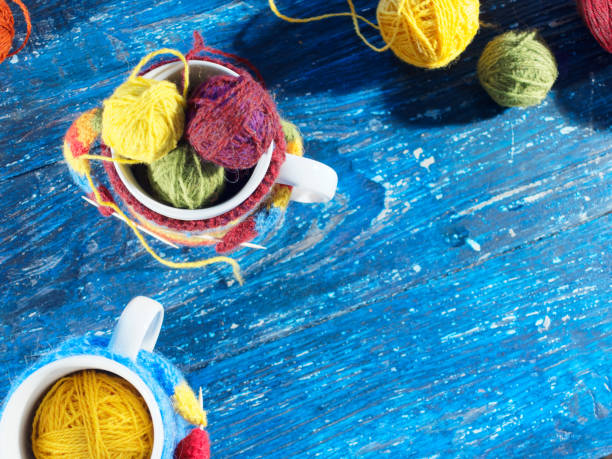 istock Colorful yarn for knitting 1041709036