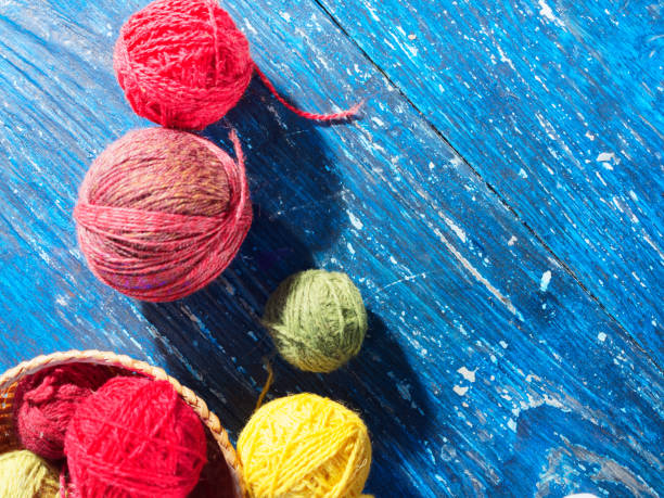 istock Colorful yarn for knitting 1041709218