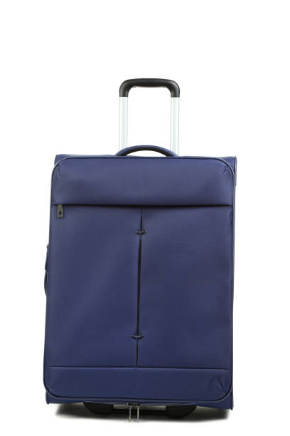 istock Blue suitcase isolated on white background 1041714160