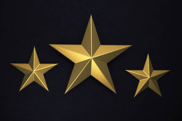 istock Christmas star on black 1041714210