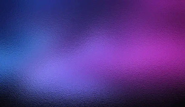 Photo of Violet blue silver foil texture background