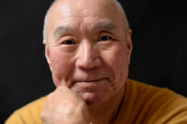 istock Japanese senior smile 1041726882