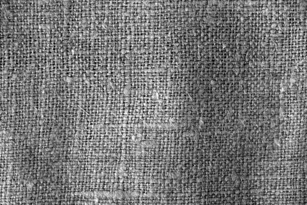 istock Sack cloth texture in black and white. 1041738838