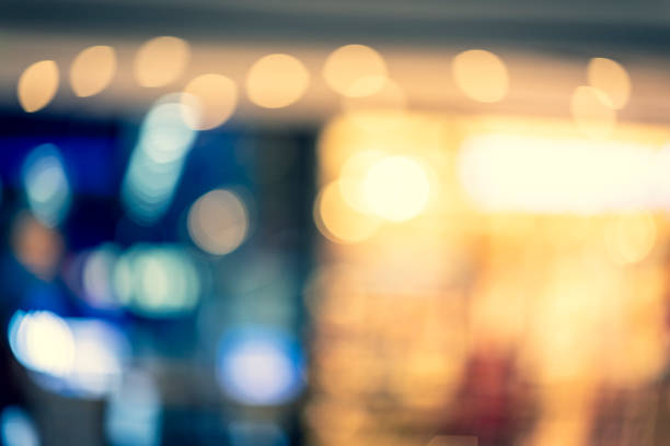 istock abstract Christmas bokeh Blurry use for background. 1041742946