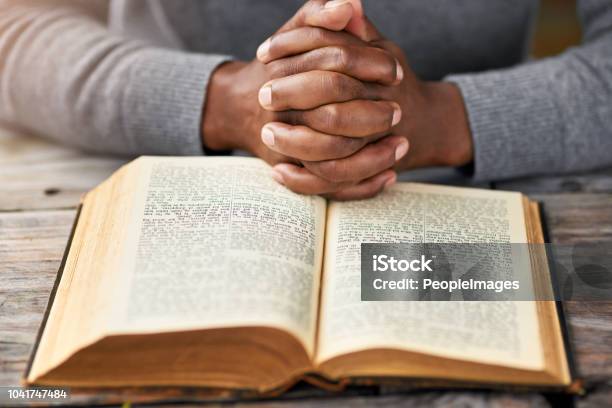 Meditating On Gods Word Stock Photo - Download Image Now - Bible, Studying, Reading