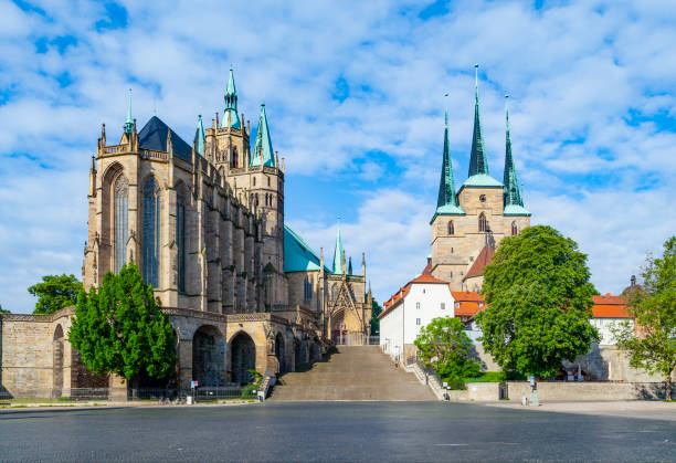 Dom hill of Erfurt Germany