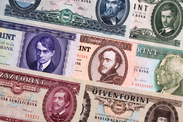 istock Hungarian Forint, the background 1041757340