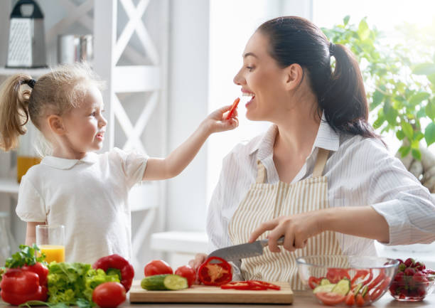 istock Happy family having breakfast. 1041757434