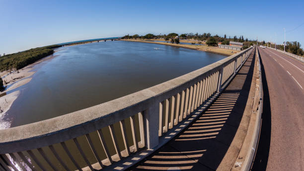 istock River Coastal Lagoon Bridge Landscape 1041758414