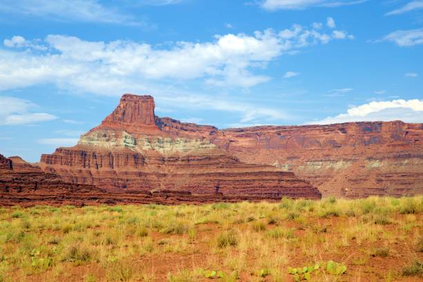 istock Rock Formations On Landscape Against Sky 1041775280