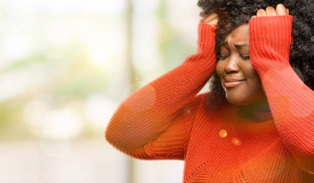 istock terrified and nervous expressing anxiety and panic gesture, overwhelmed 1041802090