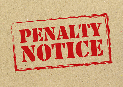 Penalty notice