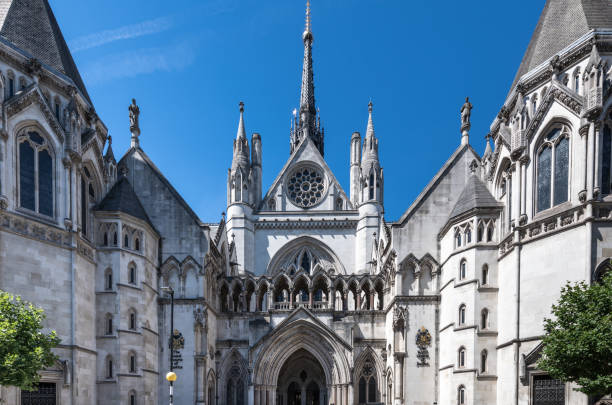 Royal Courts of Justice Royal Courts of Justice in London royal courts of justice stock pictures, royalty-free photos & images