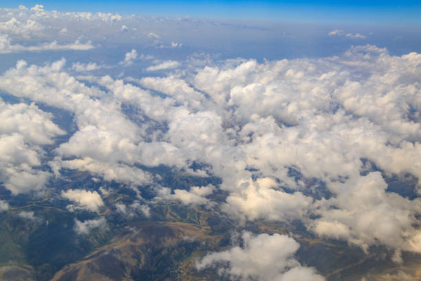 istock Anatolia mountains from sky with clouds in Turkey 1041826922