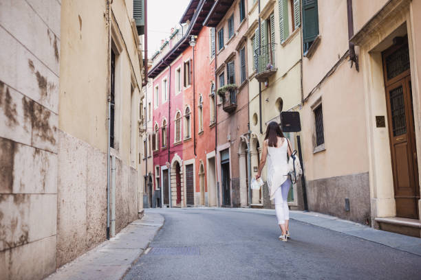 istock Young women discovering Verona-Italy 1041827032