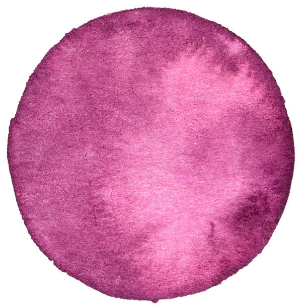 sfondo acquerello rosa / elemento di design - blob watercolor painting spotted ink foto e immagini stock