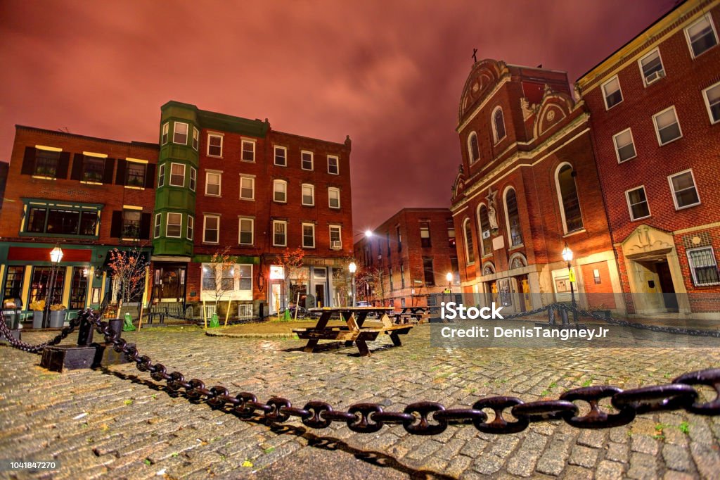 North End neighborhood of Boston The North End is a  the oldest neighborhood in Boston, Massachusetts, United States. Approximately one-third of Boston North End's residents are Italian or Italian Americans. The politics of the neighborhood are still dominated by Italian Americans, and the area continues to be considered Boston's "Little Italy" Boston - Massachusetts Stock Photo