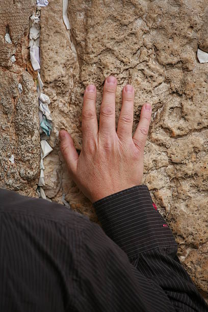 istock Jerusalem wishes in Western Wall 104185132