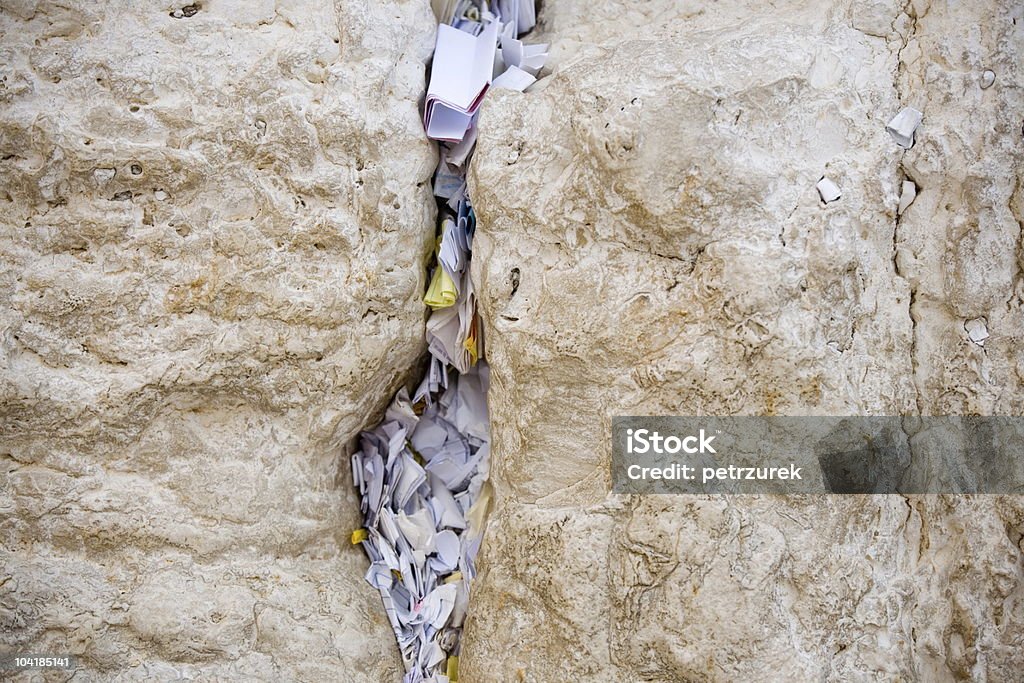 Auguri a Muro del Pianto - Foto stock royalty-free di Ambientazione tranquilla
