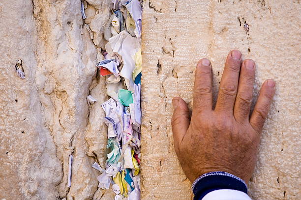 istock Jerusalem wishes in Western Wall 104185185