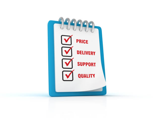 istock Price Delivery Support Quality Check List Clipboard - 3D Rendering 1041853196