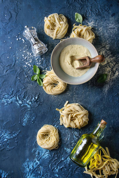 istock Homemade uncooked pasta 1041854428