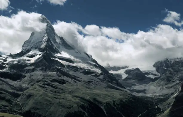 Photo of Matterhorn, showing banner.cloud formation