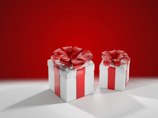 istock christmas presents with snow 3d-illustration 1041872602